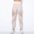 In stock! fashion cross-border seamless knittingsexystripes moisture-wicking yoga pants sports running fitness pants for women