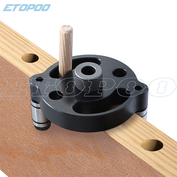 Woodworking straight hole punch 6 8 10mm self-centering log tenon splicing drilling positioner opening woodworking tool