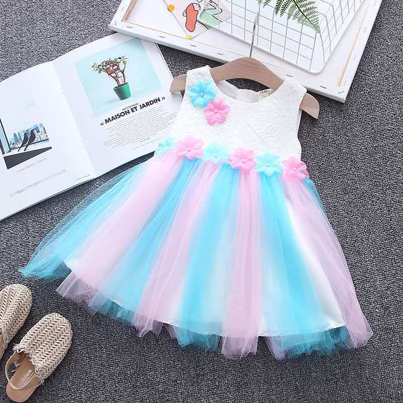 kids' summer rainbow tank dress - super stylish, direct from the manufacturer