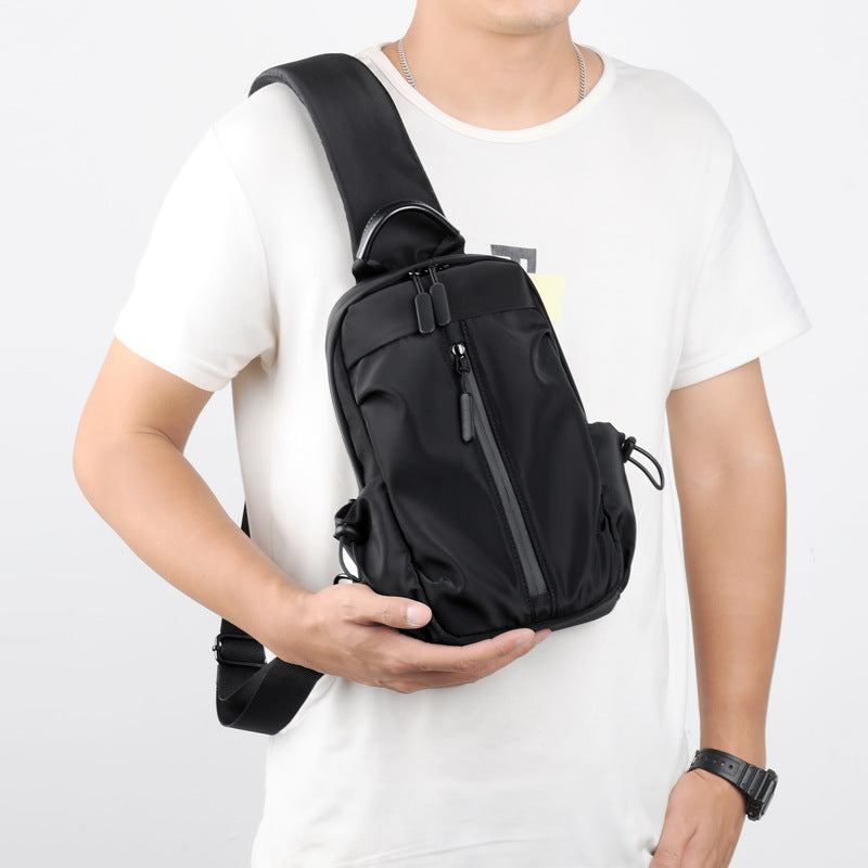 New multi-functional sports and leisure breast bag men's shoulder bag oblique span bag practical large-capacity sports outdoor bag