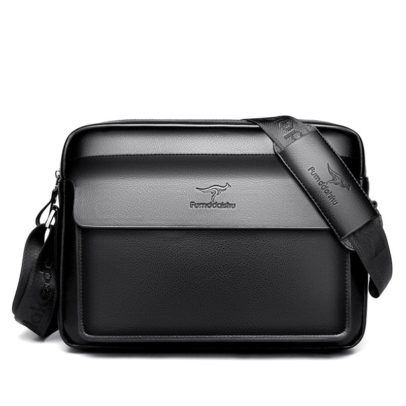 Bonnis Kangaroo New Men's Shoulder Bag Horizontal Business Casual Waterproof Men's Bag Crossbody Bag Wholesale Manufacturer
