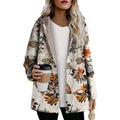 Ebay  best selling cotton clothes women's hooded outwearstuffedsweatshirt cross-border fashion printing tops women's clothing