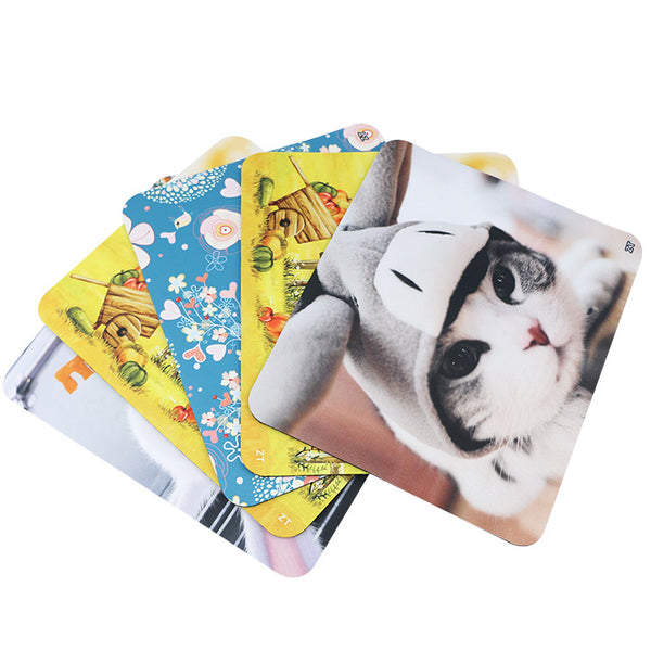 Cartoon animal mouse pad, sample to picture Small mouse pad can be wholesale 230 * 200 * 1.5mm