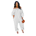 A6361: hot-selling women's fashion jumpsuit for cross-border e-commerce – european & american style,  trend, casual solid color, loose fit, drop shoulder