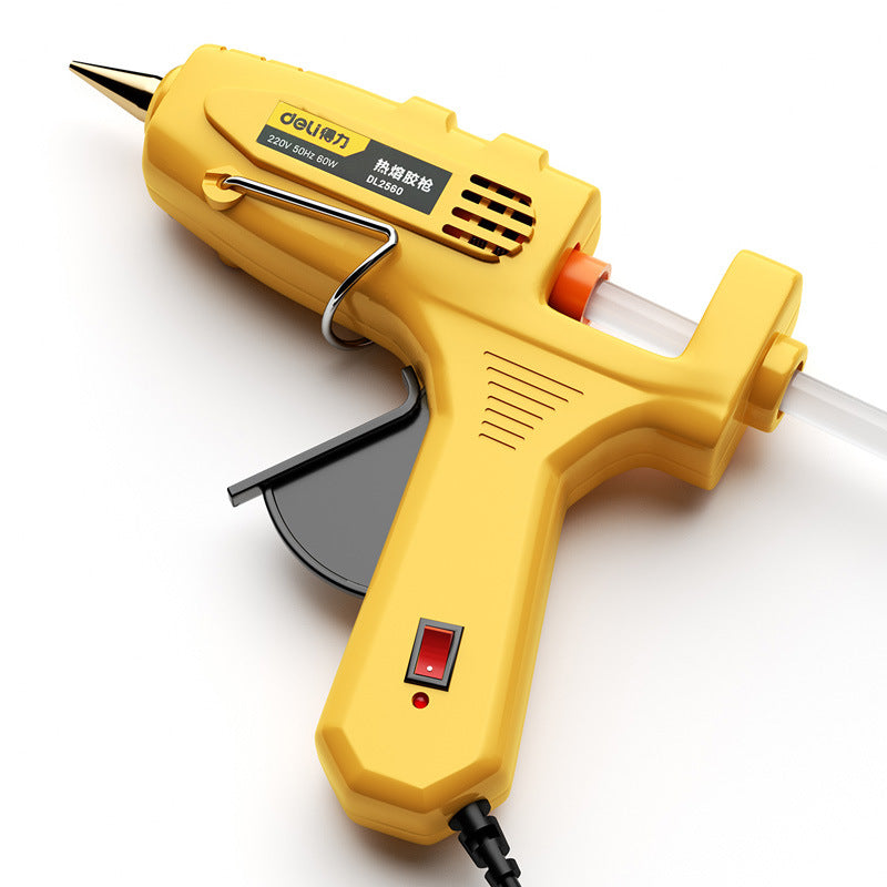Deli hot melt glue gun high viscosity sol stick 7-11mm kindergarten children's handmade heat capacity gun household hot melt glue grab