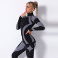 Clearance: european and american influencer-approved seamless knit sexy striped quick-dry yoga top - long sleeve activewear for running and fitness