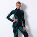 Clearance: european and american influencer-approved seamless knit sexy striped quick-dry yoga top - long sleeve activewear for running and fitness
