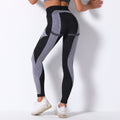 Clearance: european and american influencer-approved seamless knit sexy striped breathable moisture-wicking yoga pants for running, sports, and fitness