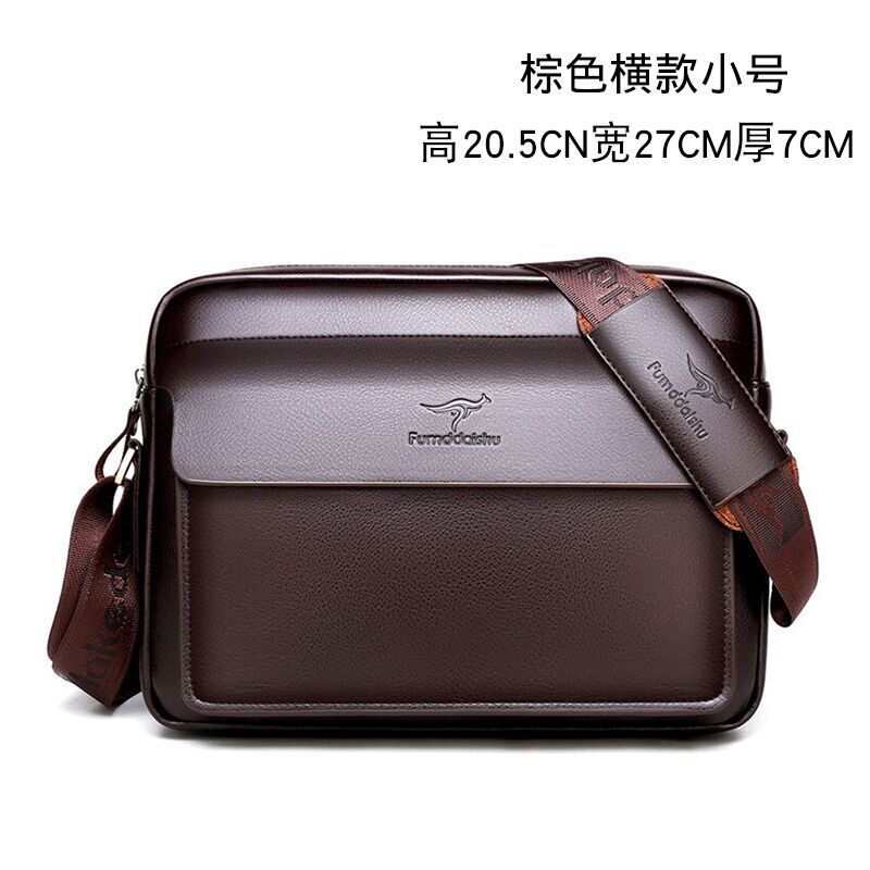 Bonnis Kangaroo New Men's Shoulder Bag Horizontal Business Casual Waterproof Men's Bag Crossbody Bag Wholesale Manufacturer