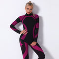 Clearance: seamless high-neck long sleeve yoga & fitness top - slim fit, sexy, moisture-wicking, quick-dry yoga apparel
