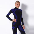 Clearance: seamless high-neck long sleeve yoga & fitness top - slim fit, sexy, moisture-wicking, quick-dry yoga apparel