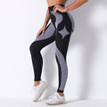 Clearance: european and american influencer-approved seamless knit sexy striped breathable moisture-wicking yoga pants for running, sports, and fitness