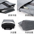 Large capacity three-layer briefcase - business office bag, conference bag, document file bag, executive bag with custom logo printing