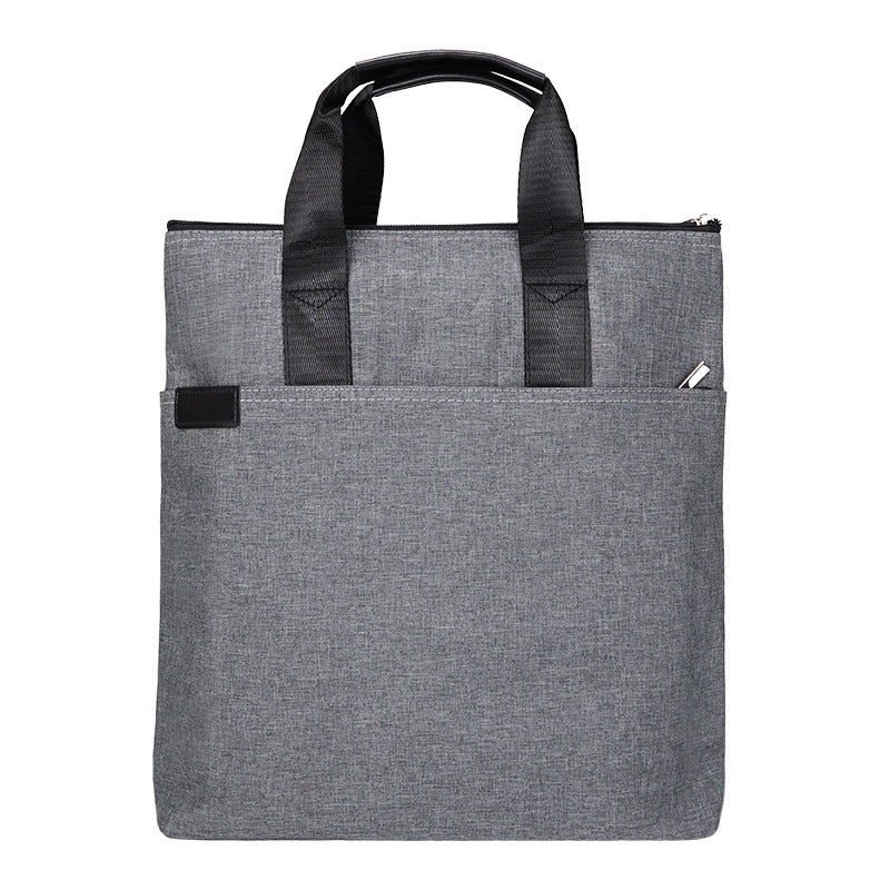 Large capacity three-layer briefcase - business office bag, conference bag, document file bag, executive bag with custom logo printing