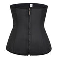 Rubber style 9 steel ribs waist clip girdle with 3-breasted waistband   cross-border supply slim waist