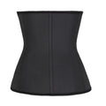 Rubber style 9 steel ribs waist clip girdle with 3-breasted waistband   cross-border supply slim waist