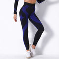 Amazon fashionhigh waist butt lift stretch tight yoga pants seamless knittingstripes peach butt lift yoga pants