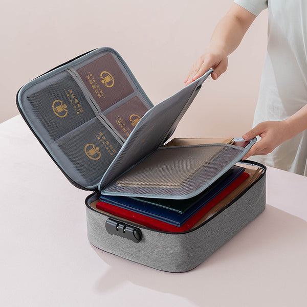Invit.l Document Storage Bag Household Multi-layer Large Capacity Multifunctional Certificate Document Passport Card Bag Organizing Box