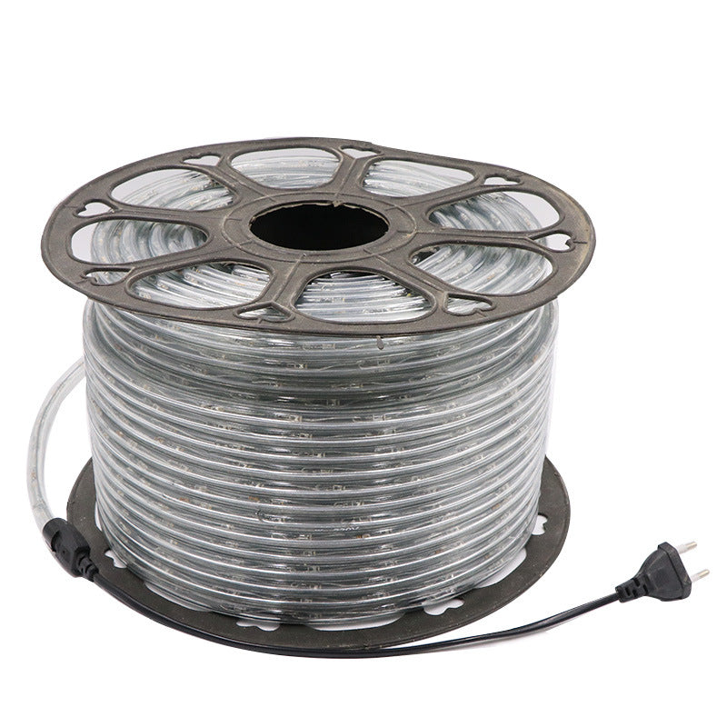 LED flexible light with round three-wire LED light string rainbow tube luminous light outdoor waterproof lighting flat three-wire modeling light