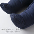 Ins baby winter clothing jumpsuit thickened quilted fleece-linedheattech baby cotton clothing children's clothing k-style hooded