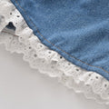 Girls' denim shorts - korean style, trendy & chic, lightweight hot pants for summer, versatile outerwear, perfect for mid-to-large children