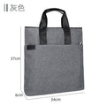 Large capacity three-layer briefcase - business office bag, conference bag, document file bag, executive bag with custom logo printing