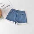 Girls' denim shorts - korean style, trendy & chic, lightweight hot pants for summer, versatile outerwear, perfect for mid-to-large children