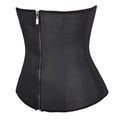 Rubber style 9 steel ribs waist clip girdle with 3-breasted waistband   cross-border supply slim waist