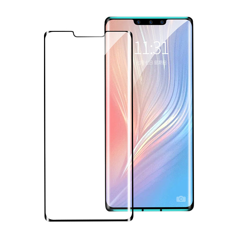 Hot-bent 3d curved full-screen tempered glass screen protector, suitable for huawei nova 8 pro / vivo x60 pro curved screen, full adhesive