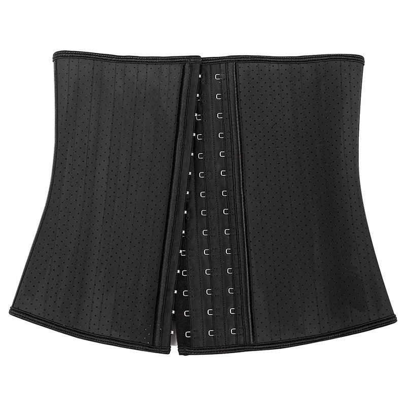 20 bone caffeine shapewear women's fitness tummy control waist trainer sports waist support shaping corset slimming tightening belt