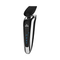 Men's electric shaver - home use, digital display, full body washable, floating triple-blade razor, all-in-one grooming kit