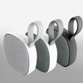Ebs-303 wireless bluetooth speaker - portable fabric waterproof mini speaker with subwoofer, magnetic base, and stereo sound