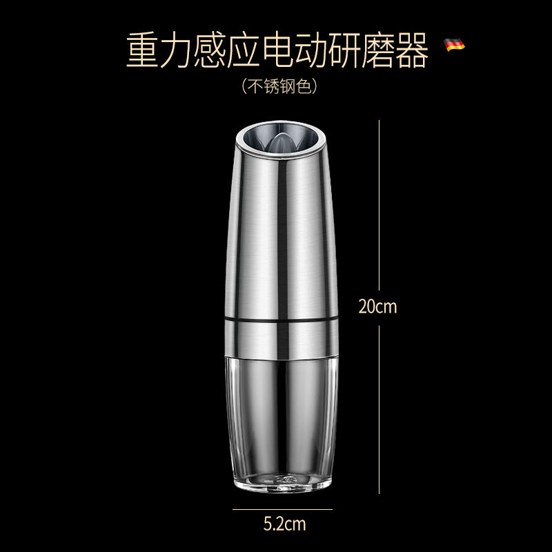 Ceramic 304 Stainless Steel Pepper Grinder Manual Glass Black Pepper Grinder Pepper Salt Coffee Seasoning Bottle