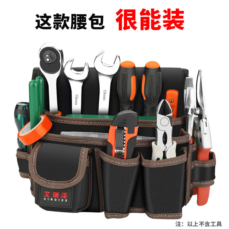Arrizo Electric Tool Bag Belt Canvas Oxford Fabric Wear-resistant Hardware Tool Bag One coded packet of the released version