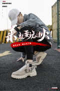 2025 men's martin boots: new autumn high-top british style casual work shoes, mid-top cotton shoes for winter