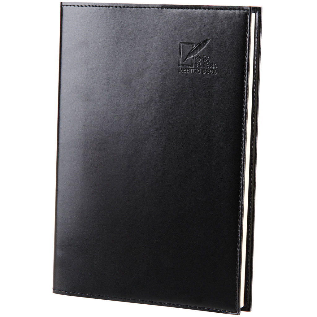 Deli 3191 mid-range meeting record book 96 business office soft pu leather notebook