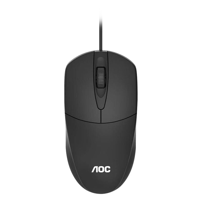Aoc ms121 wired optical mouse - business, office, gaming, desktop, laptop, tv - usb - free shipping