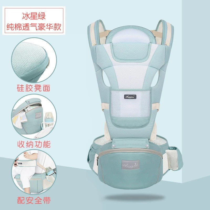 Baby carrier waist stool front-carrying baby carrier handy gadget multifunctional all year roundneutral seat pure cotton breathable baby carrier