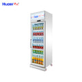 direct supply refrigerated cabinet single door wine and beverage cabinet chain store display cabinet refrigerator oem manufacturer huaer freezer