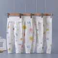 Baby high waist long johns pure cotton men's and women's children's baby spring & fall single open pants newborn kids open crotch pants
