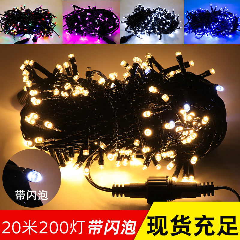 Factory direct sales lanterns outdoor waterproof lighting project special male and female light string urban lighting decoration string lights