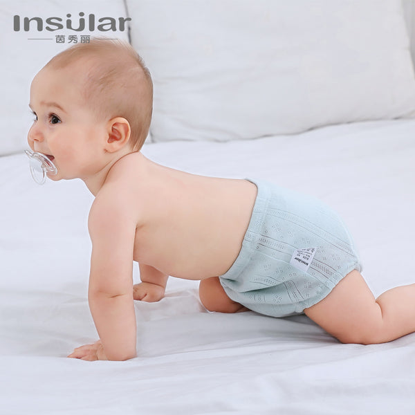 Yinxiuli Baby Mesh Training Pants Breathable Cotton Yarn Diaper Pants Learning Pants Baby Cloth Diapers Diaper Cross-border