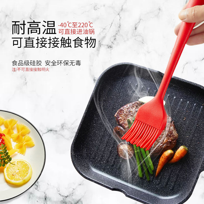 Wholesale household outdoor silicone oil brush barbecue grill brush kitchen cooking brush baking oil brush barbecue tool