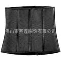 9 steel frame latex rubber corset belly shaping shapewear heart hole breathable belt slim waist