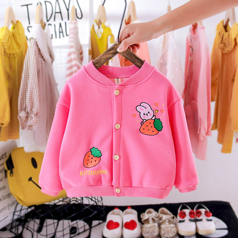 Girls' trendy outfit set: 2020 new style baby girl knitted cardigan and tulle skirt princess two-piece set