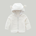 Girls' autumn/winter plush outerwear: cute baby girl fleece jacket for 0-1-2-3 year olds - princess style baby sweater