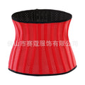 New arrival 25-bone short red bottom cloth body shaping garment, abdominal belt, sports waist protector, hair-styling abdominal belt, shaping