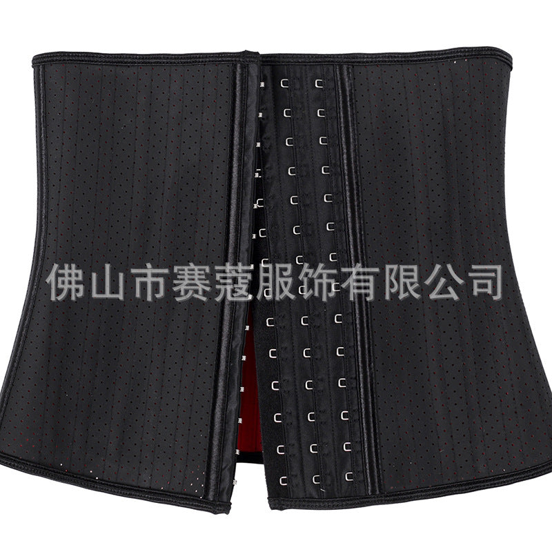 new arrival25 bone long red bottom cloth body shaping garment for women to tighten the abdomen and waist sports waist protector hair-styling waistband to slim the waist