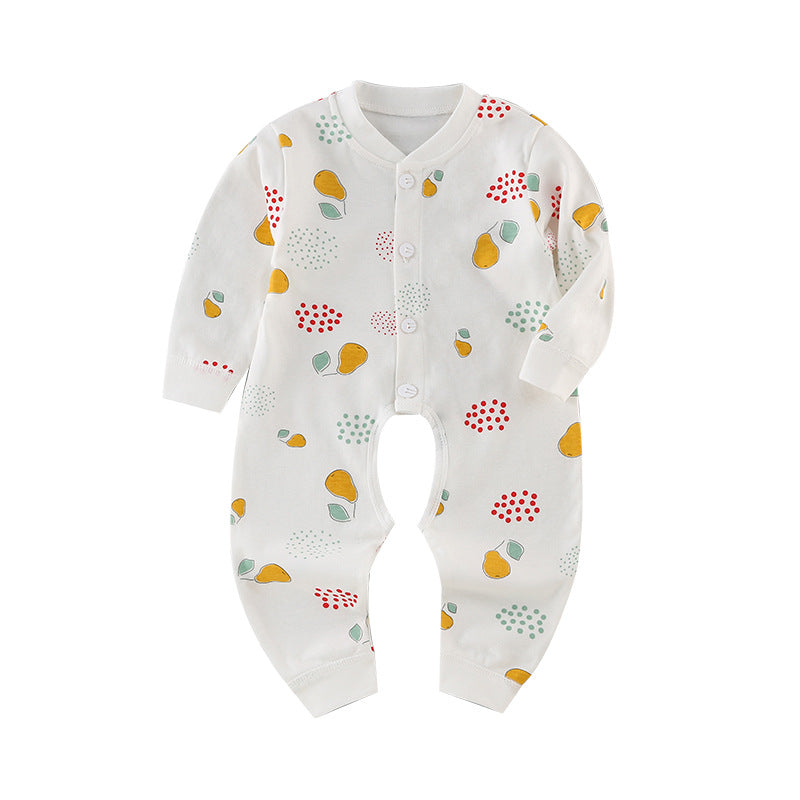 Baby romper pure cotton newborn bodysuit crawling suit baby clothes 0-3-6 months kids pajamas loungewear
