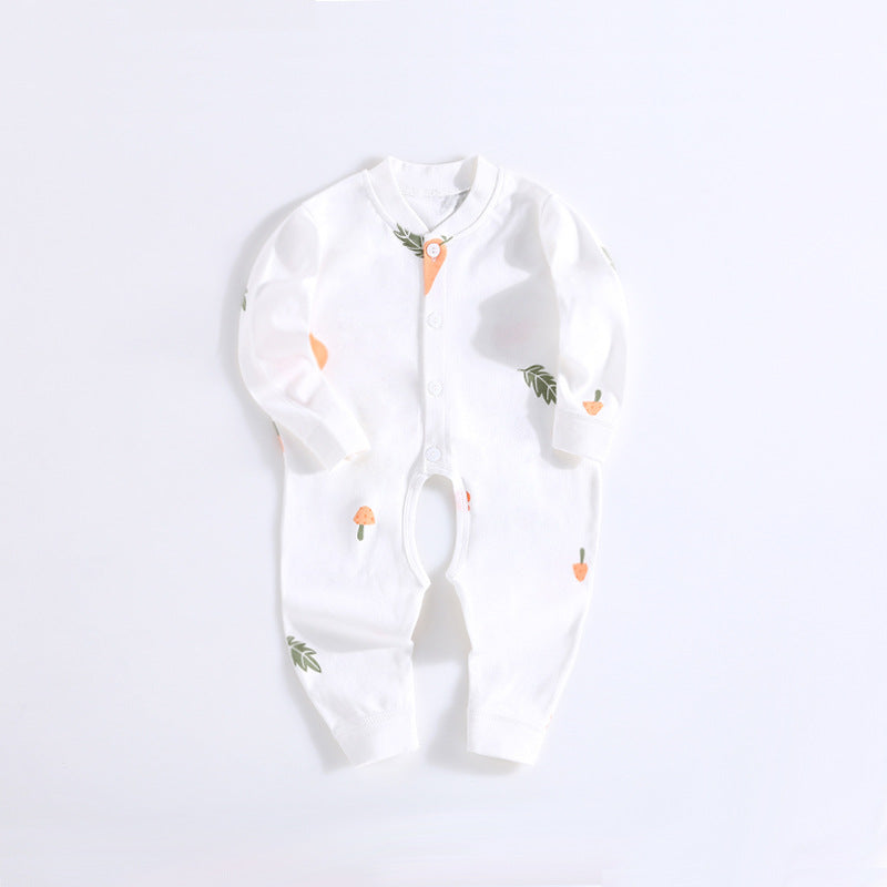 Baby romper pure cotton newborn bodysuit crawling suit baby clothes 0-3-6 months kids pajamas loungewear